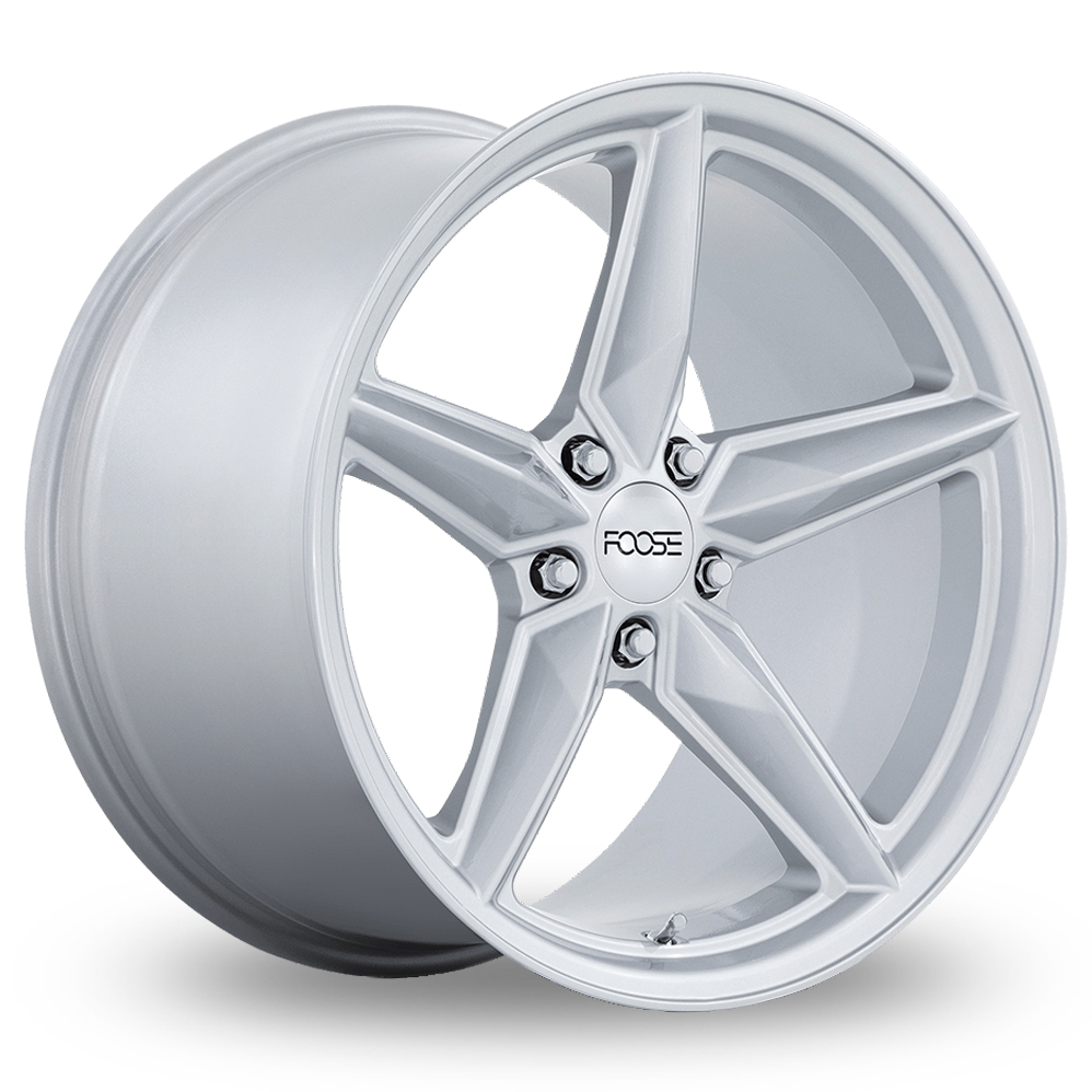 Foose F174 CF8 (USA Warehouse) Gloss Silver Alloy Wheels