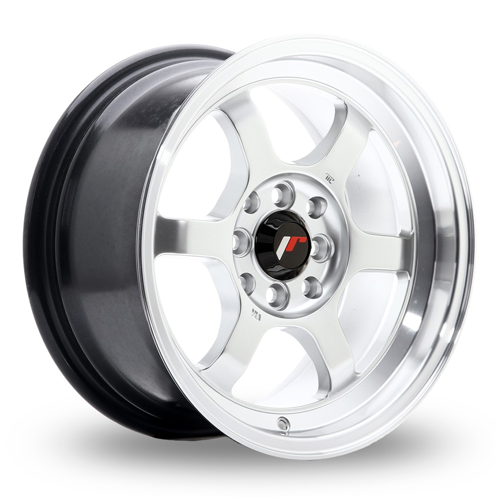 Japan Racing JR12 (7.5x15) Hyper Silver Alloy Wheels