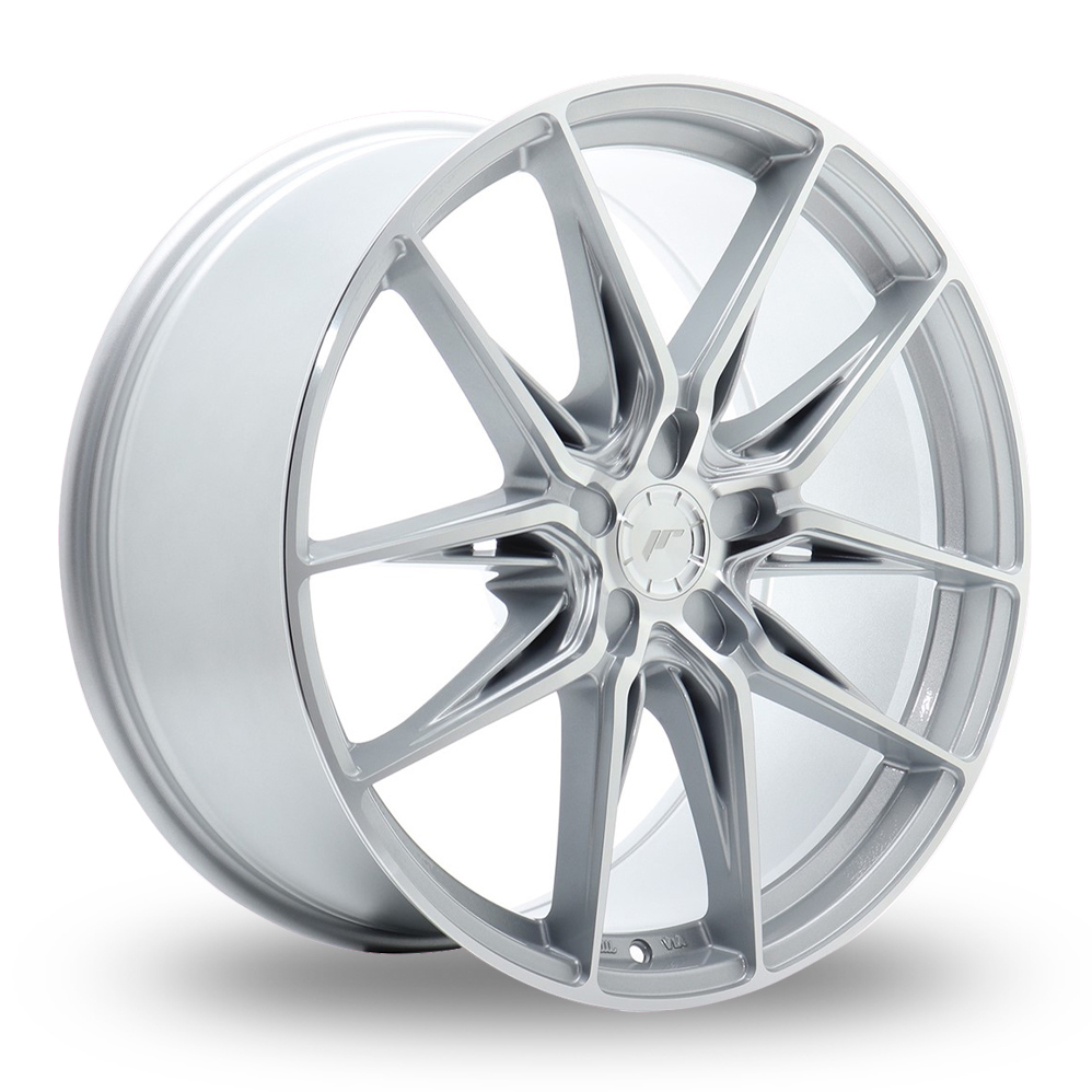 Japan Racing JR44 (9.5x20) (Custom Fitment) Silver Machined Face Alloy Wheels