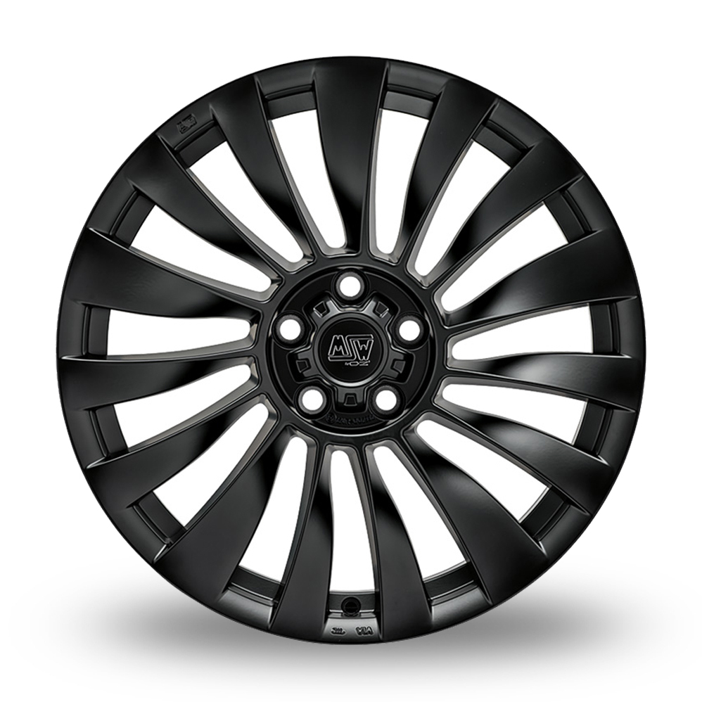 19" MSW (by OZ) 37T Matt Black Alloy Wheels
