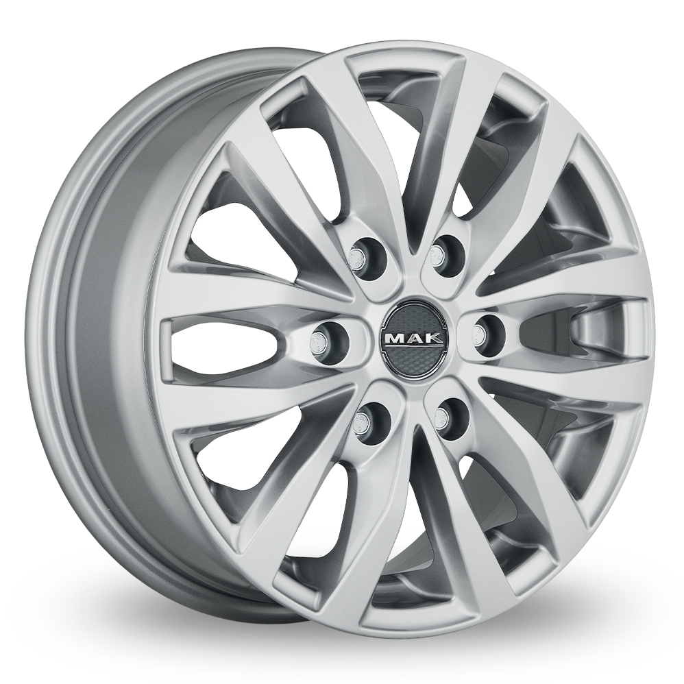 MAK Load 6 Silver 16" Alloy Wheels Wheelbase
