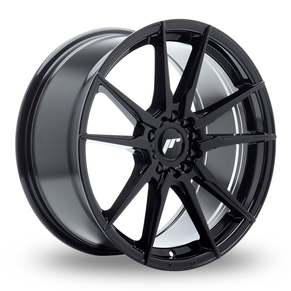 Japan Racing JR21 (8.5x18) Gloss Black Alloy Wheels