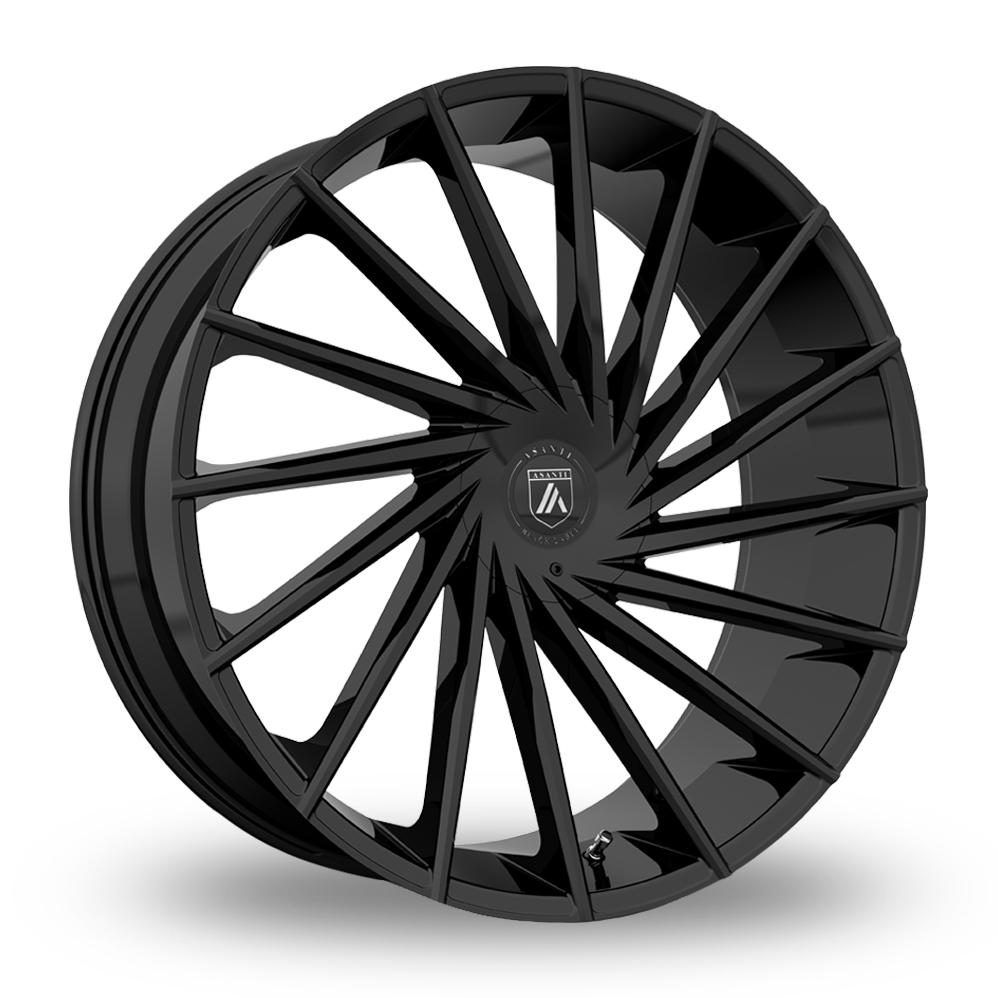 Asanti Black ABL-18 Matar (USA Warehouse) Gloss Black Alloy Wheels