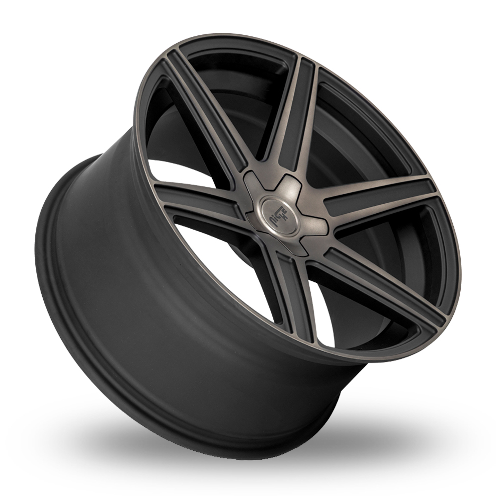 20" Niche M236 Carina Matt Machined Double Dark Tint Alloy Wheels