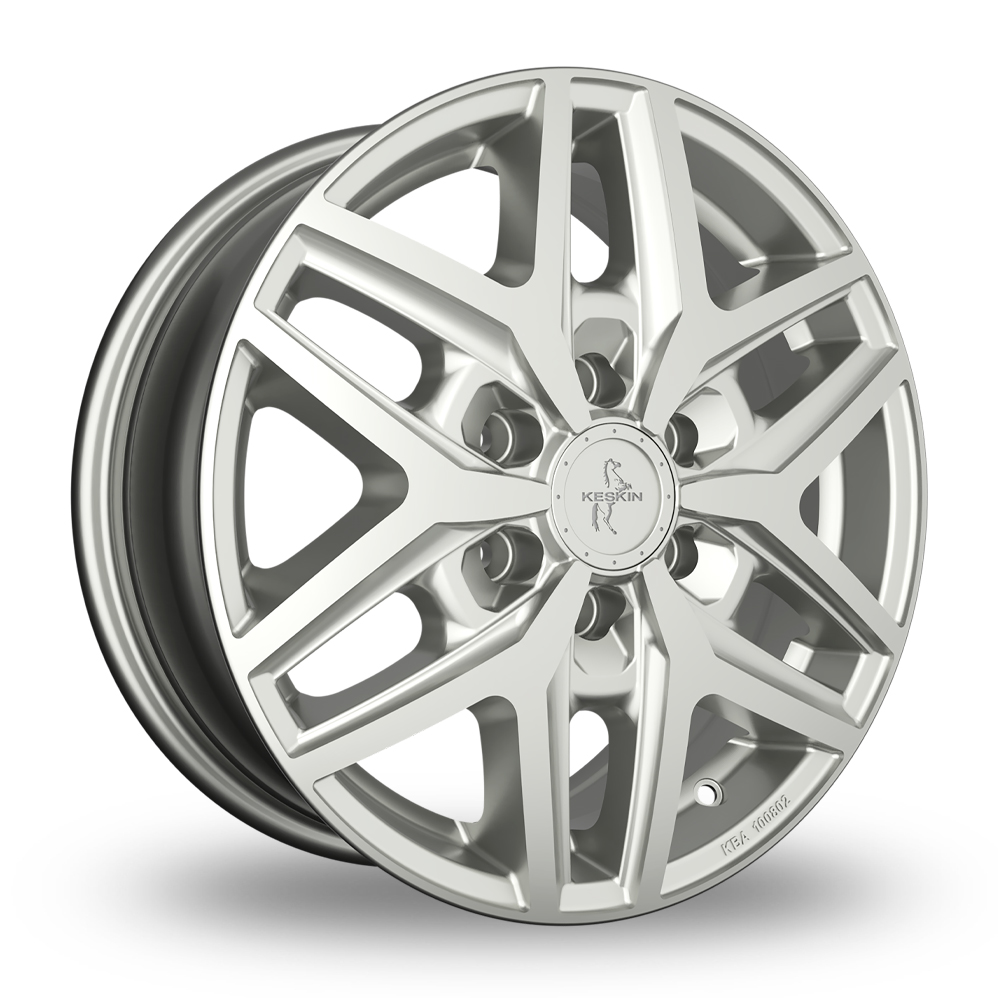 Keskin Tuning KT C1-6L Silver Alloy Wheels