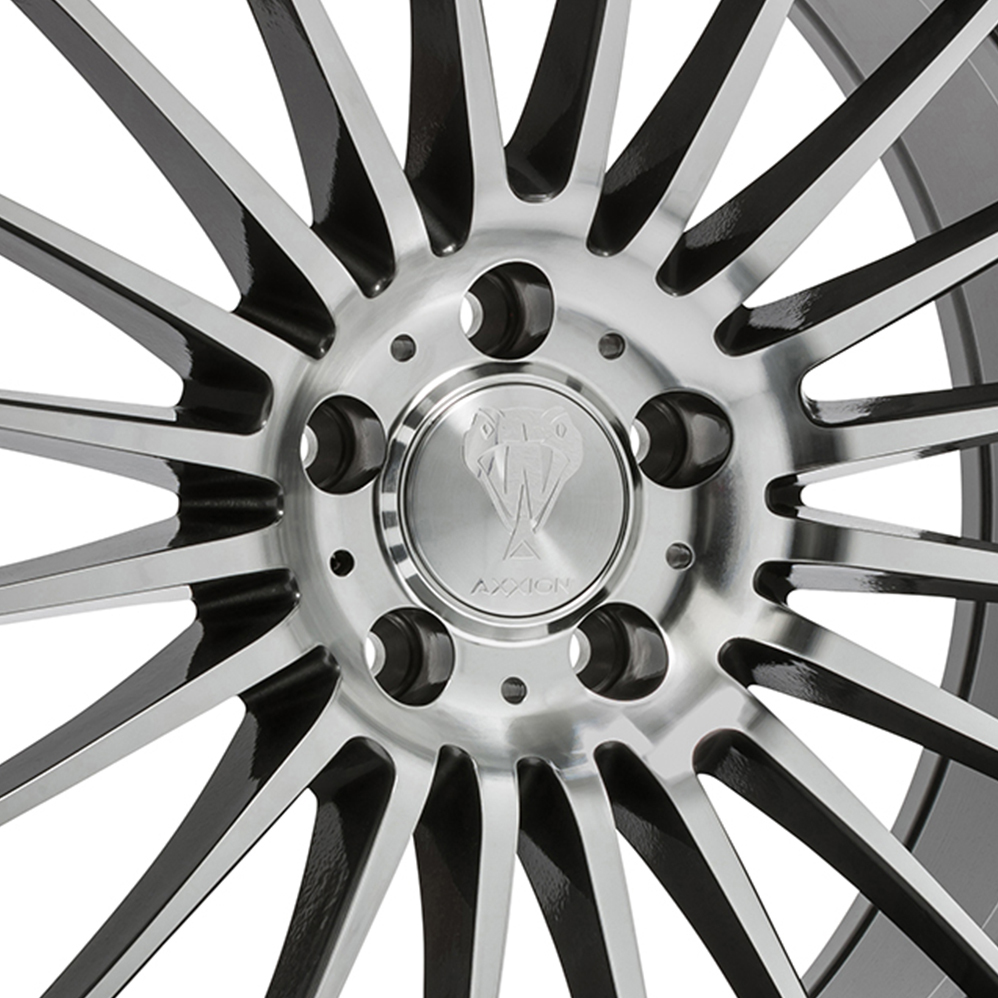 20" Axxion AX5 Daytona Grey Machined Alloy Wheels