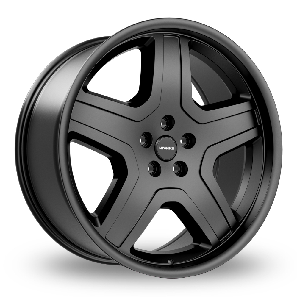 Hawke Deviant Matt Black Alloy Wheels