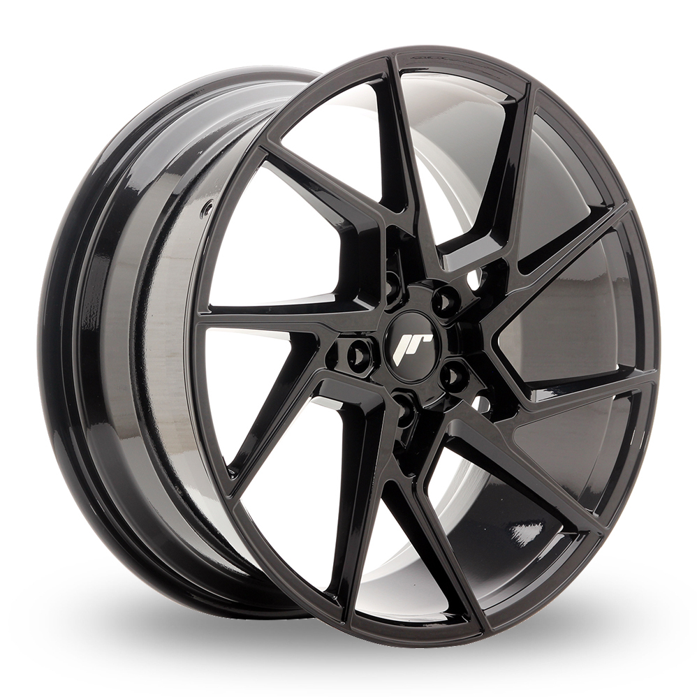 Japan Racing JR33 (10x20) (Custom Fitment) Gloss Black Alloy Wheels