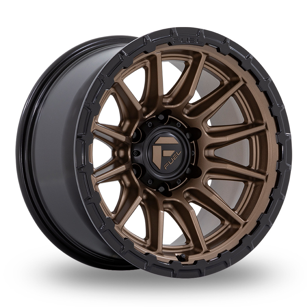 Fuel Off-Road FC866 Piston (USA Warehouse) Matte Bronze With Gloss Black Lip Alloy Wheels