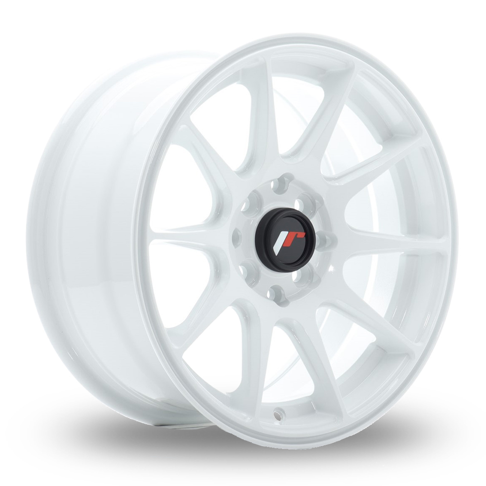 Japan Racing JR11 (7x15) White Alloy Wheels