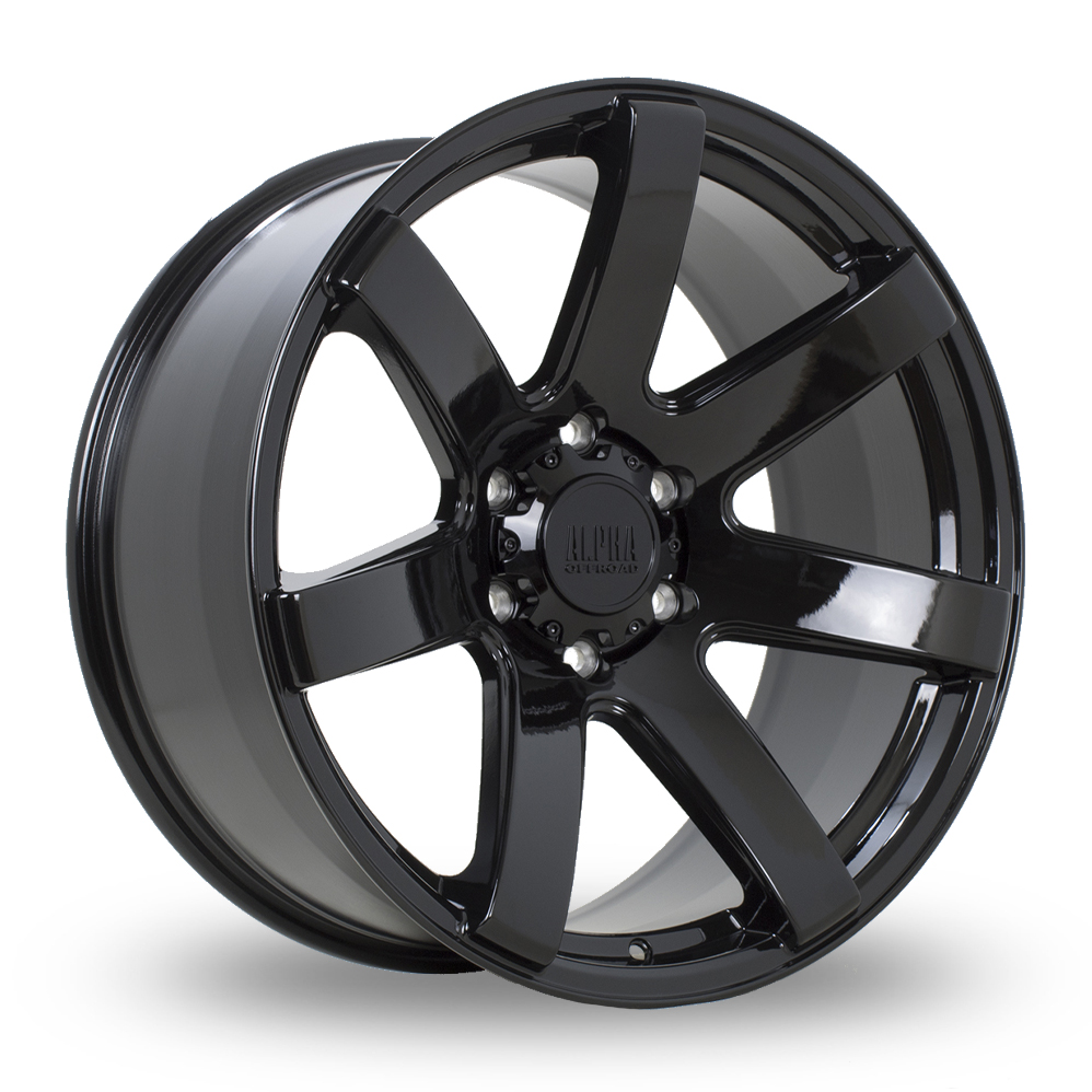 Alpha Off-Road Gauntlet Black Alloy Wheels