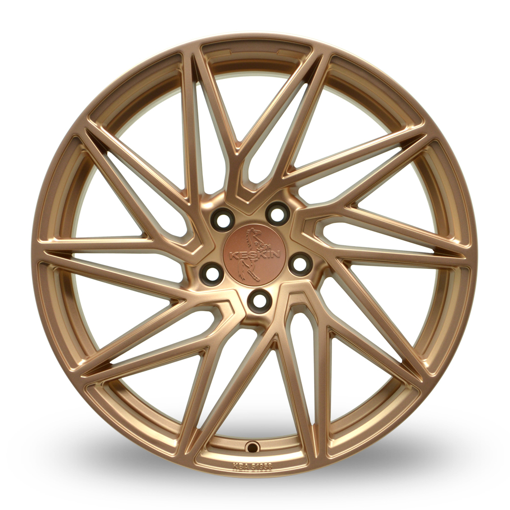 19" Keskin Tuning KT20 Rose Gold Alloy Wheels