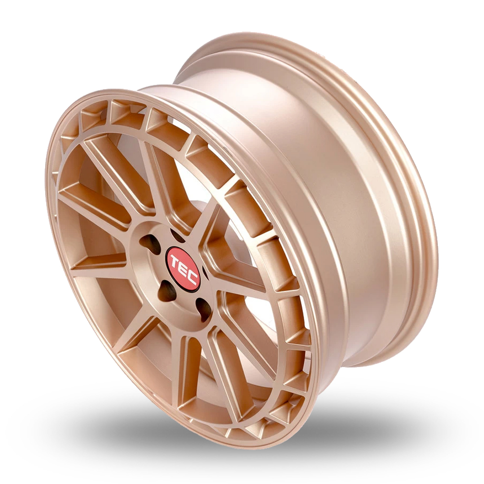 18" TEC Speedwheels GT8 Rose Gold Alloy Wheels