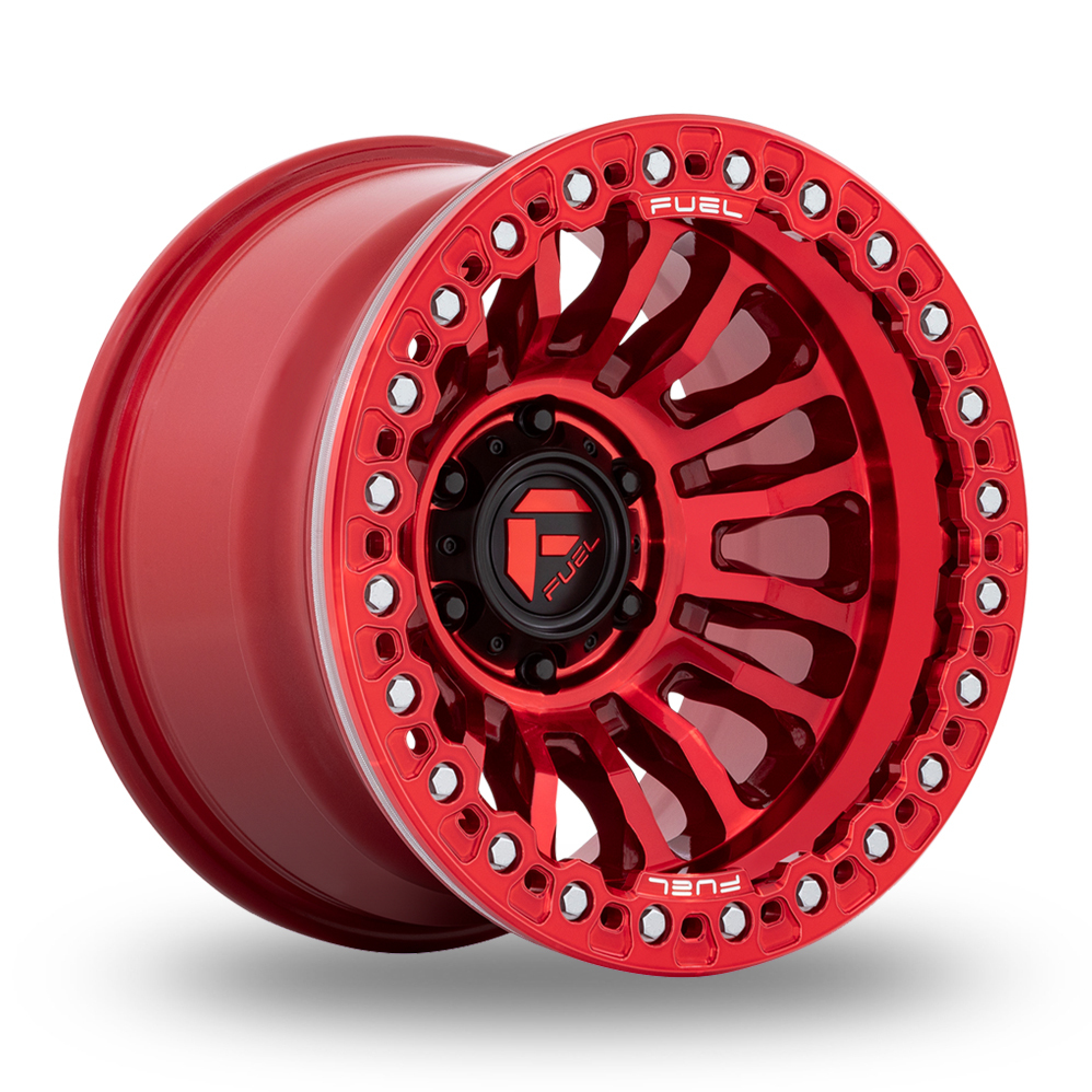 Fuel Off-Road FC125 Rincon Beadlock (USA Warehouse) Candy Red Alloy Wheels