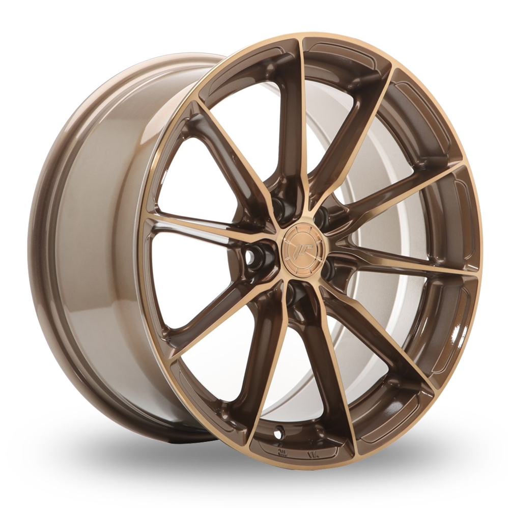 Japan Racing JR37 (8x17) (Custom Fitment) Platinum Bronze Alloy Wheels