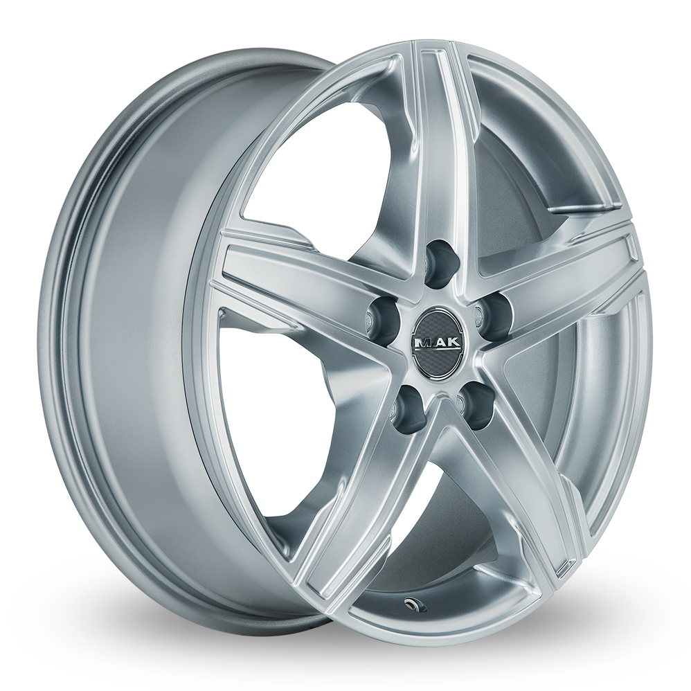18" MAK KING5 Silver Alloy Wheels