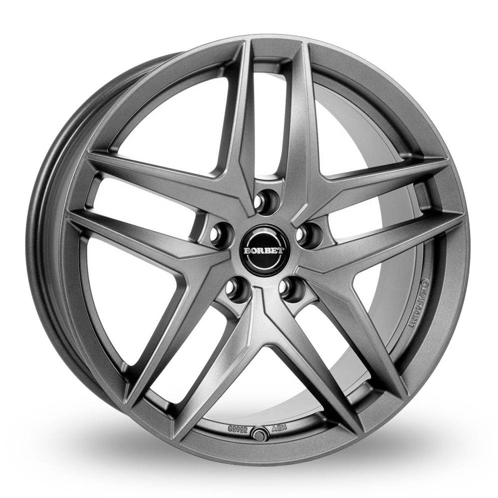 Borbet Z Matt Grey Alloy Wheels