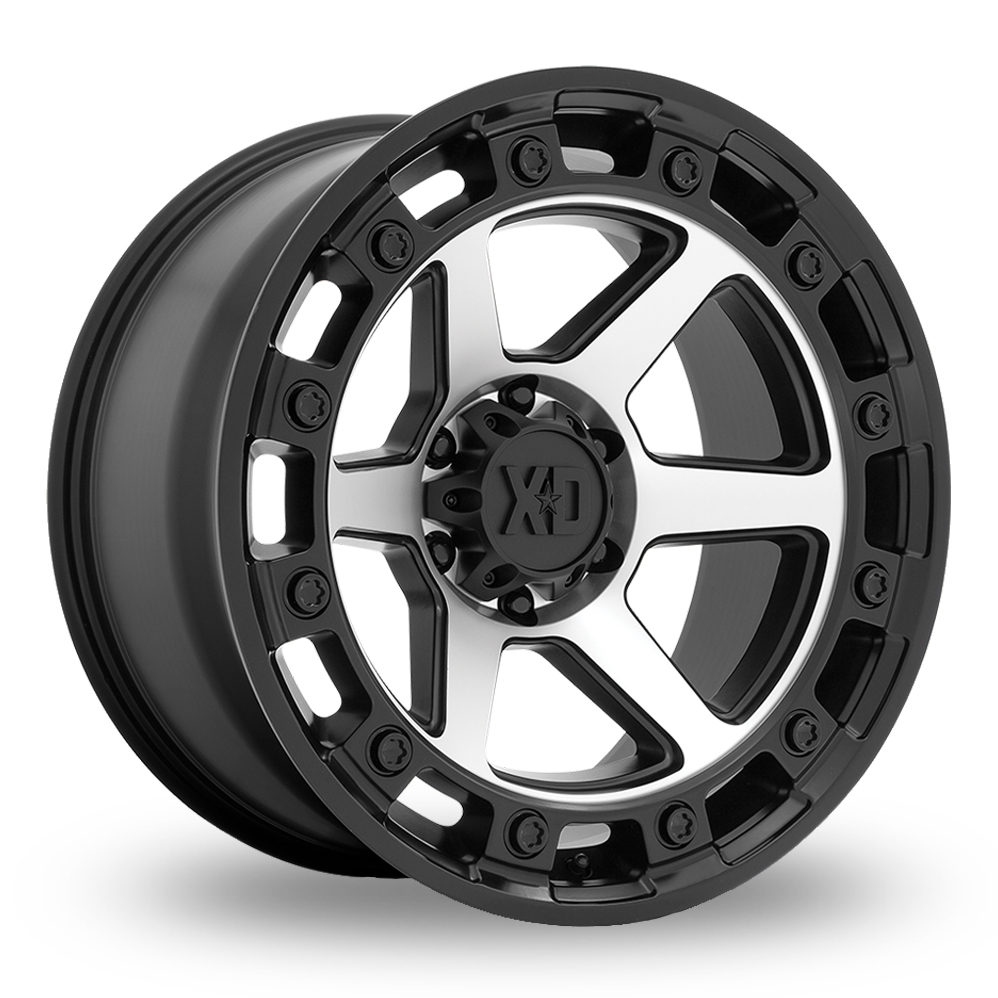 XD XD862 Raid (USA Warehouse) Satin Black Machined Alloy Wheels