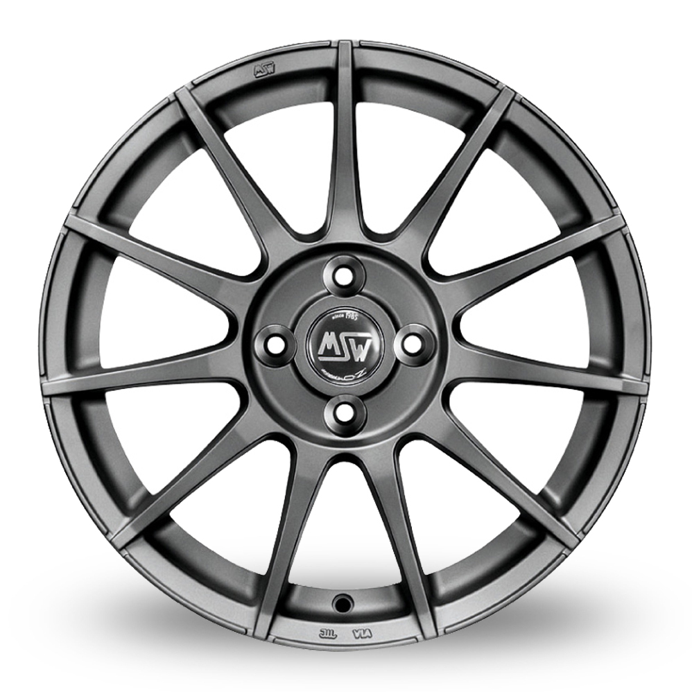 15" MSW (by OZ) 85 Matt Graphite Alloy Wheels