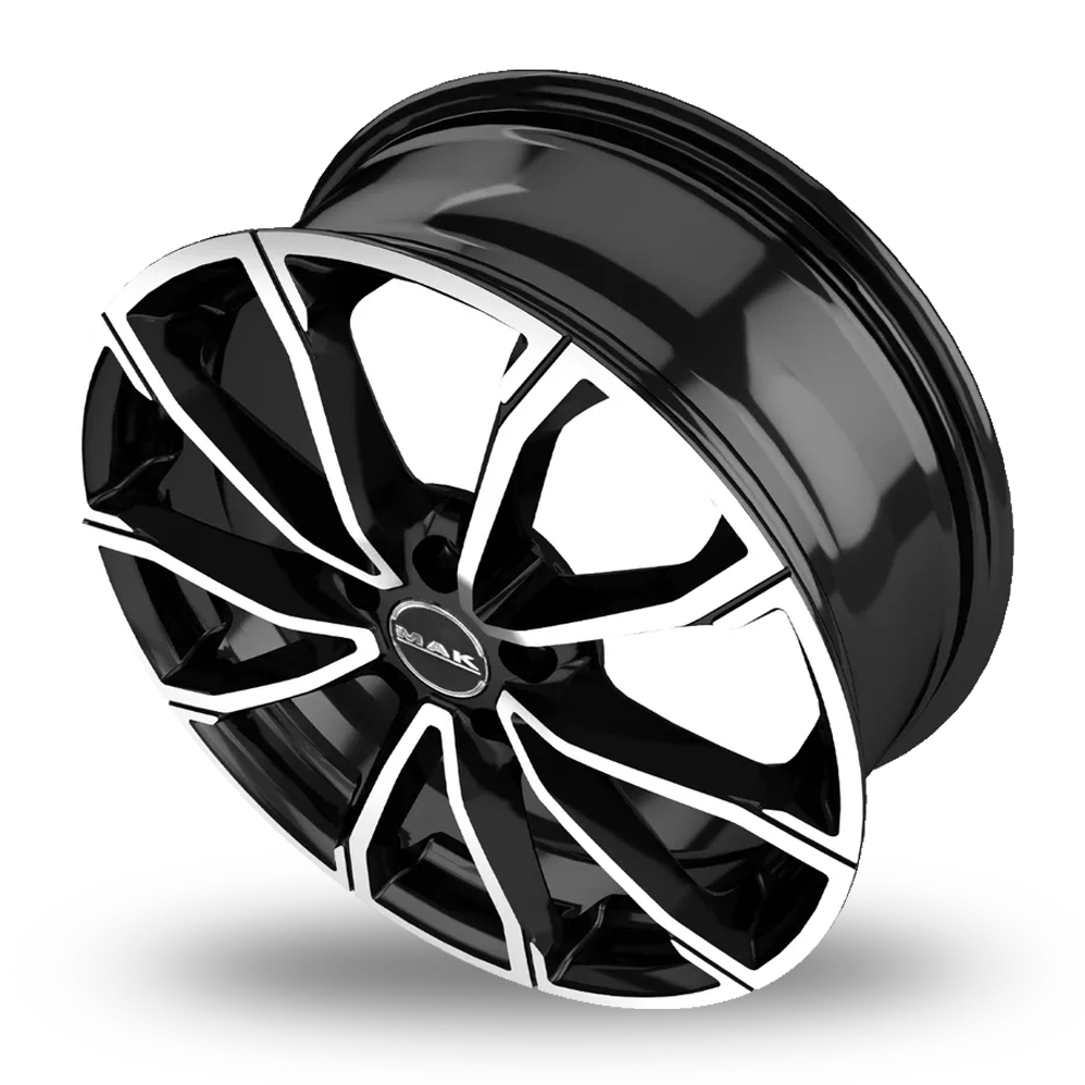 16" MAK Davinci Black Mirror Alloy Wheels