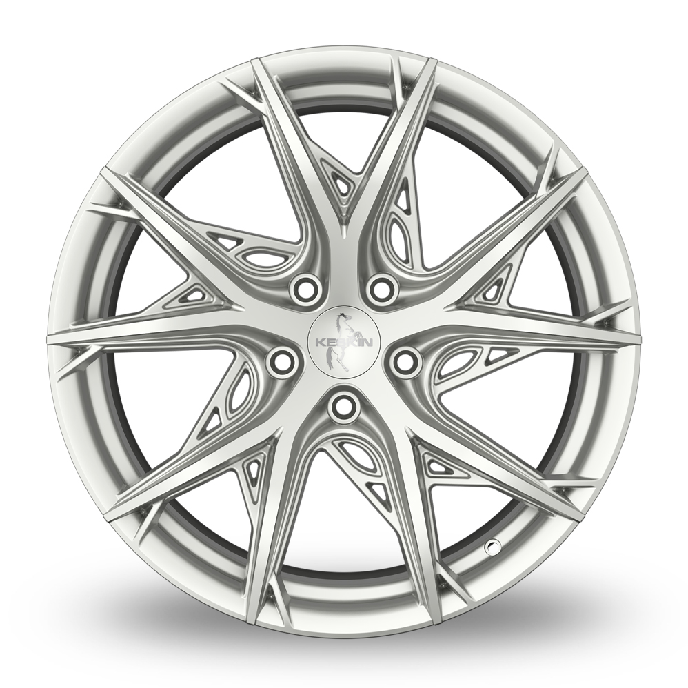 19" Keskin Tuning KT24C Silver Alloy Wheels