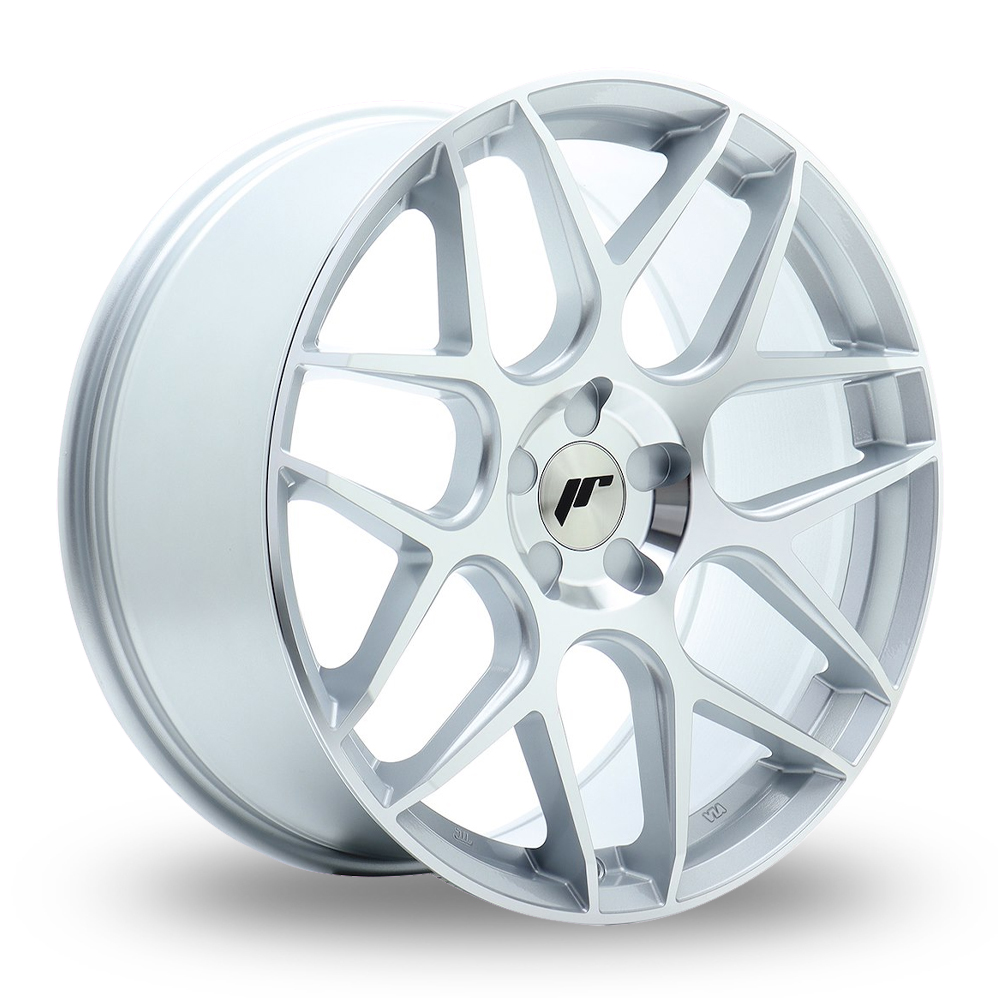 Japan Racing JR18 (8.5x19) Silver Machined Face Alloy Wheels