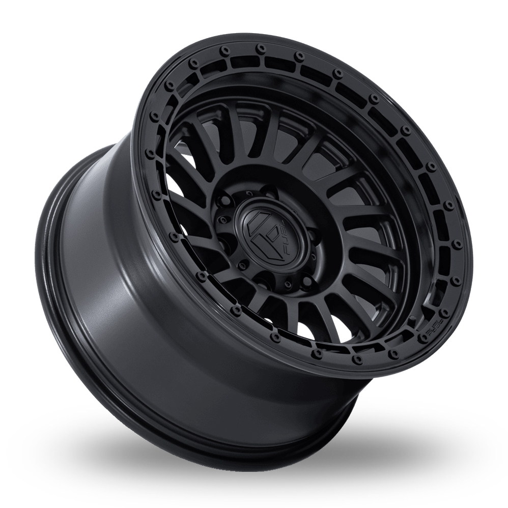 18" Fuel Off-Road FC897 Havoc (USA Warehouse) Matt Black Gloss Black Lip Alloy Wheels