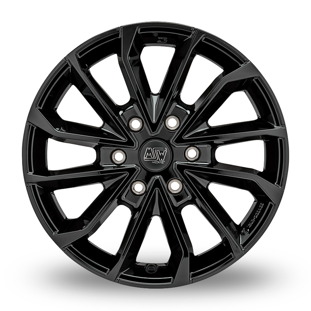 17" MSW (by OZ) 42 VAN Gloss Black Alloy Wheels