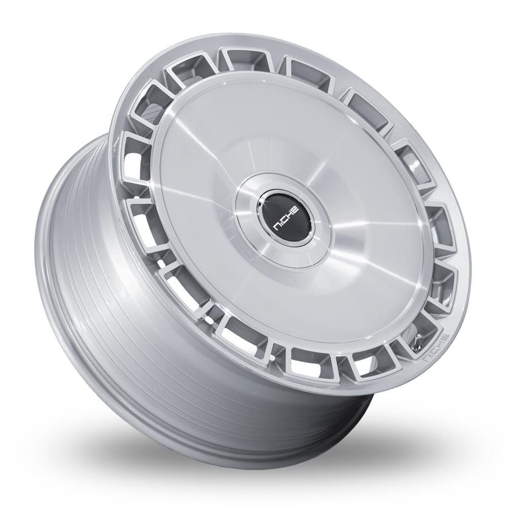 20" Niche NC287 Venice (USA Warehouse) Gloss Silver With Machined Face Alloy Wheels