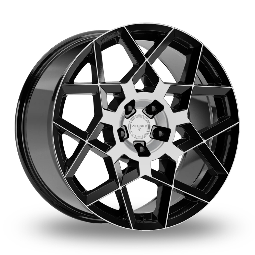 Velare VLR17 Gloss Black Machined Alloy Wheels