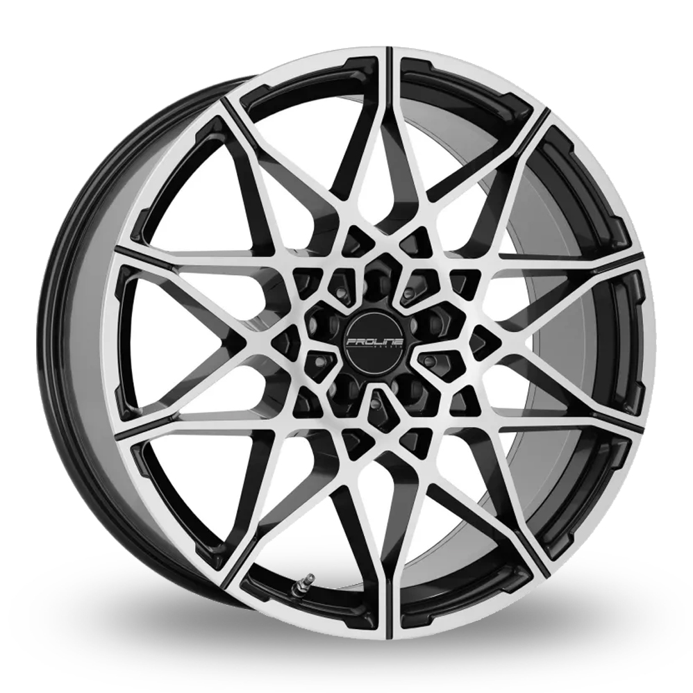 Proline PCM Black Polished Alloy Wheels