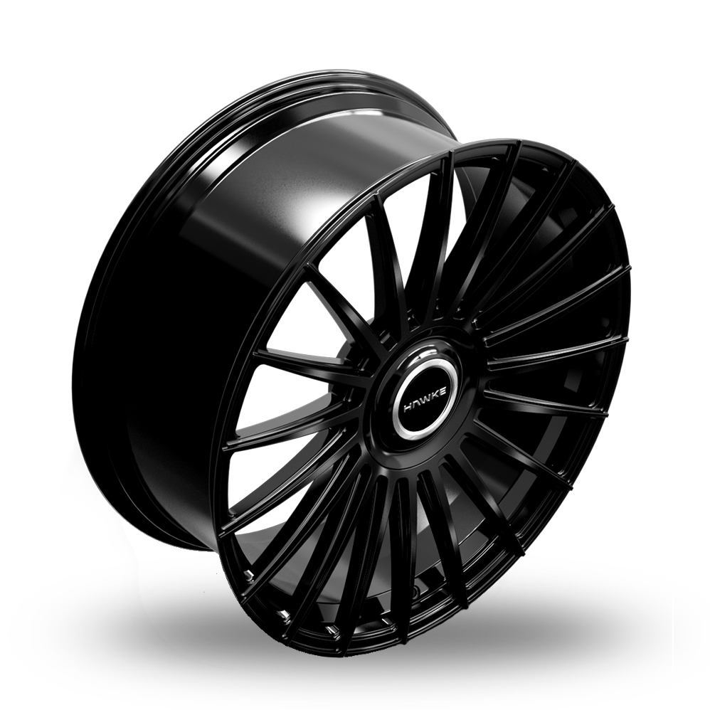 24" Hawke Marquis Black Alloy Wheels