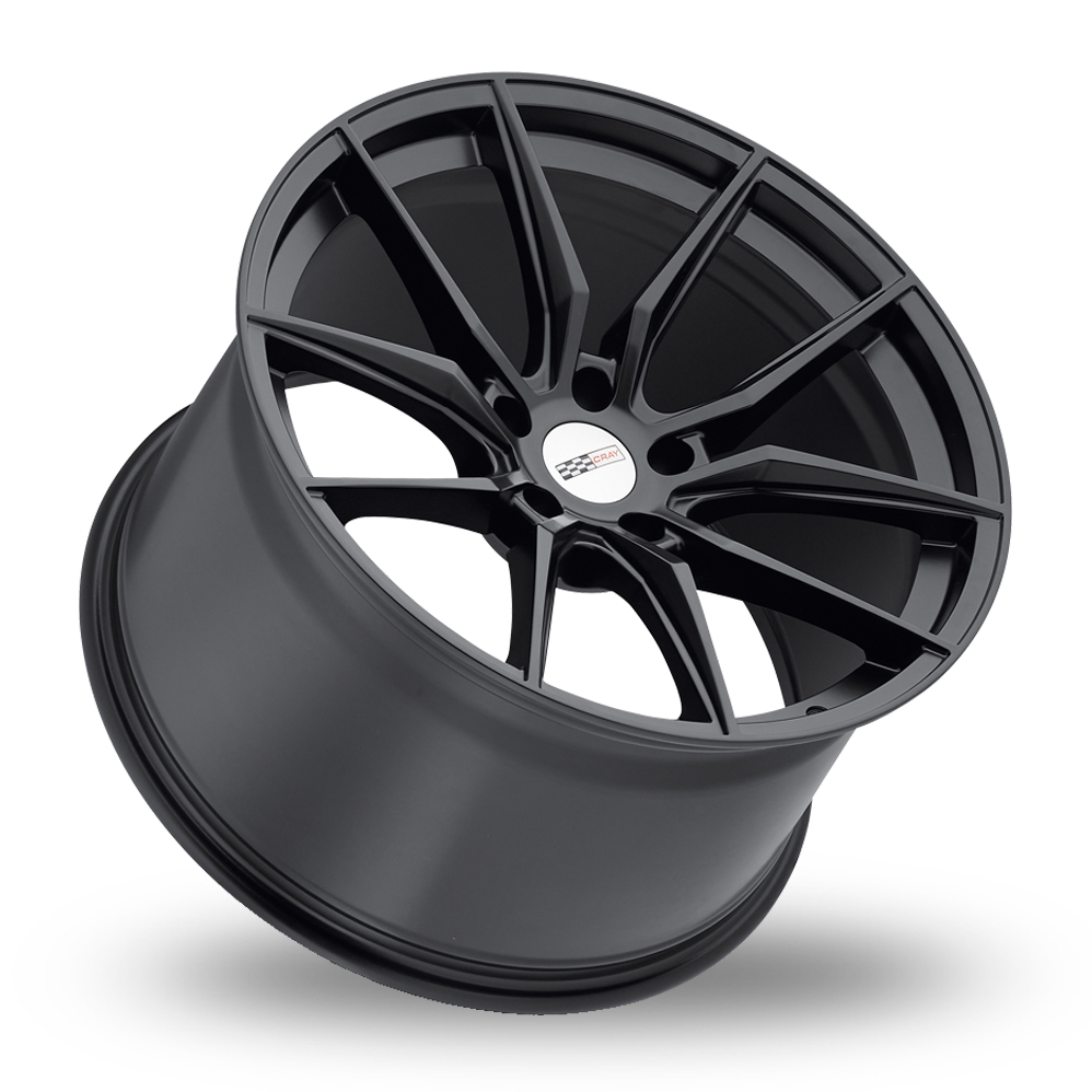 19" Cray Spider Matt Black Alloy Wheels