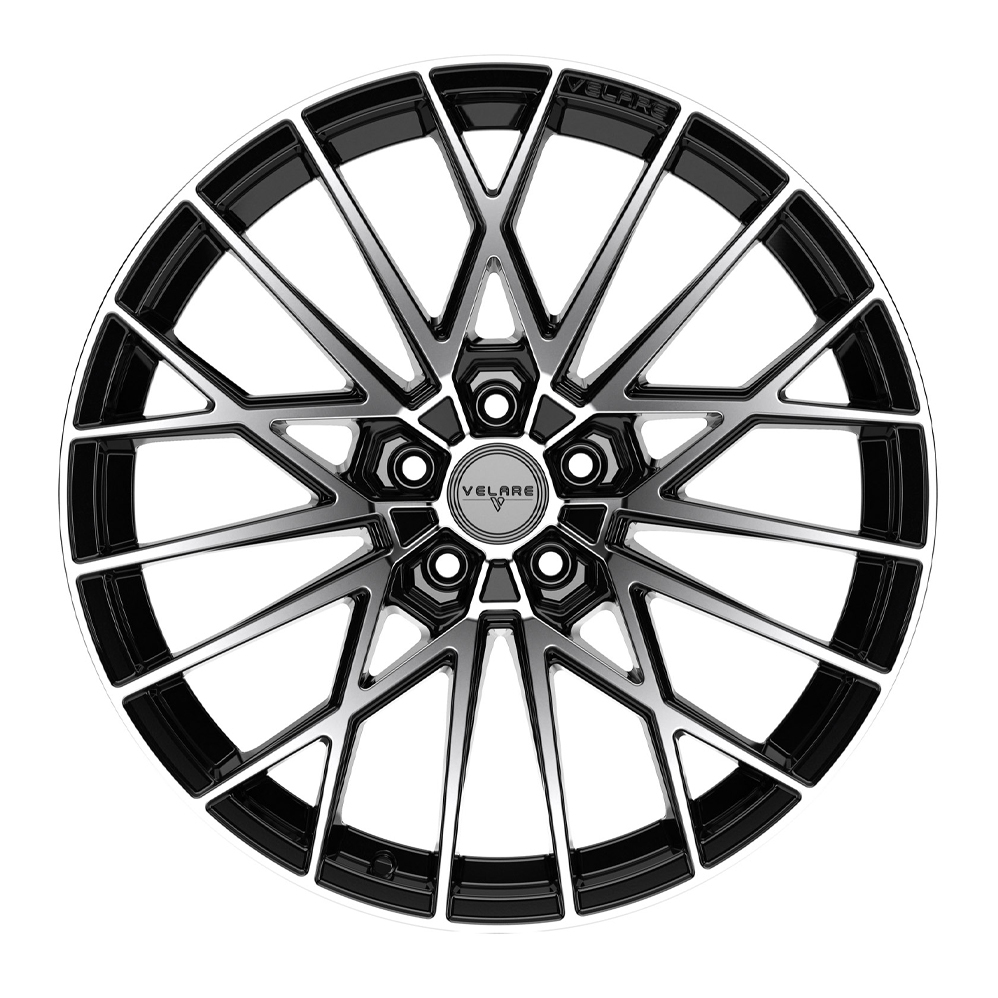 20" Velare VLR07 Gloss Black Machined Alloy Wheels