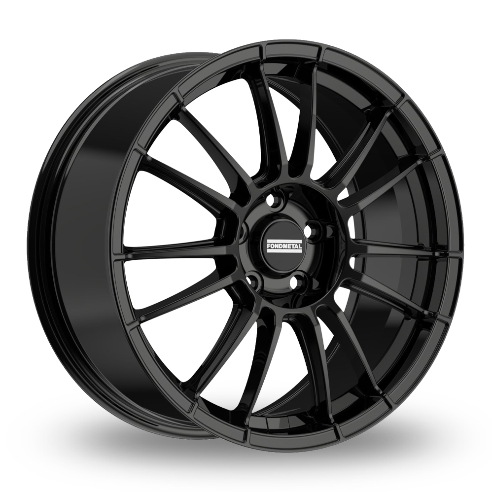 Fondmetal 9RR Gloss Black Alloy Wheels