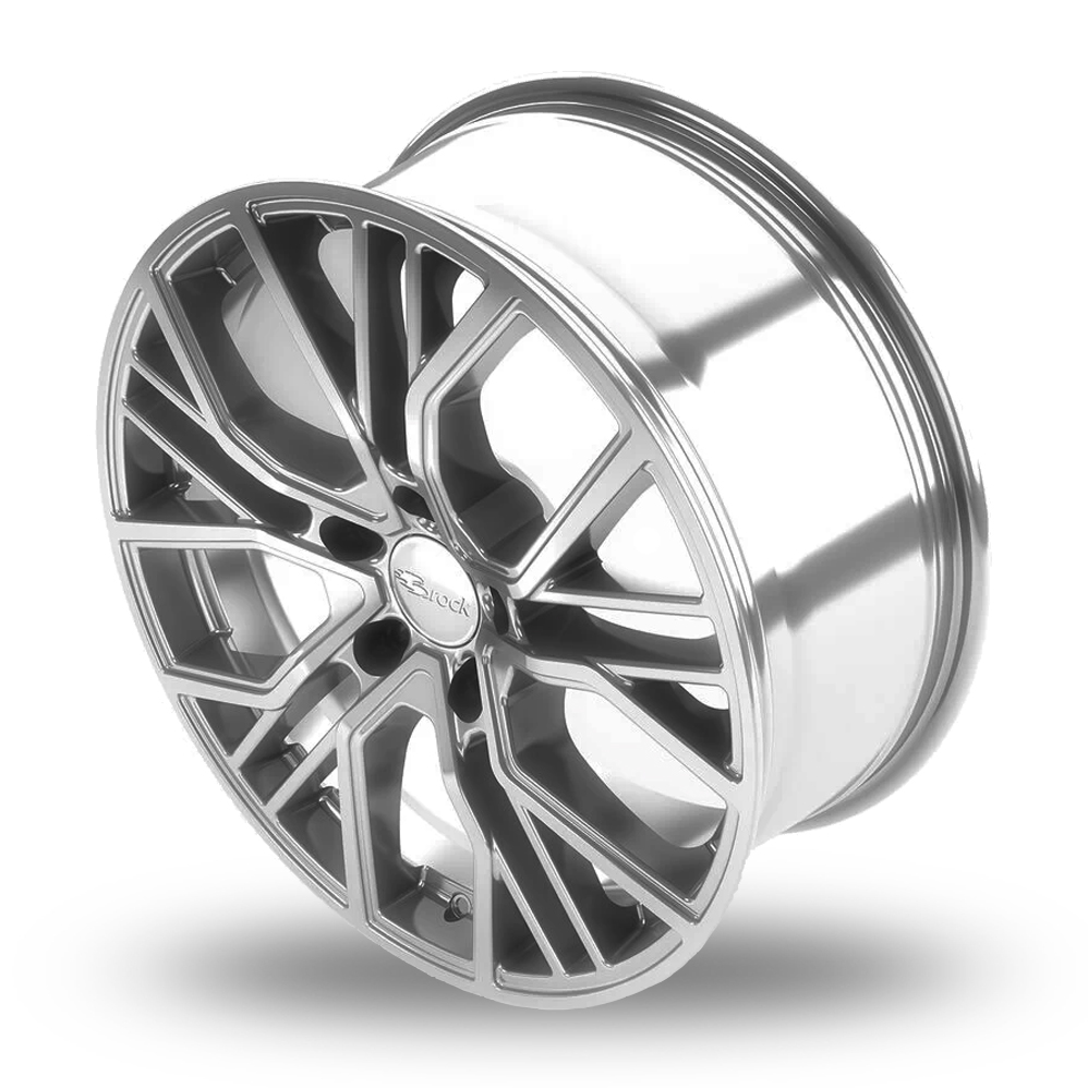 22" Brock B41 Ferric Grey Alloy Wheels