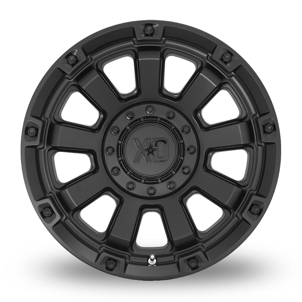 20" XD XD852 Gauntlet Satin Black Alloy Wheels