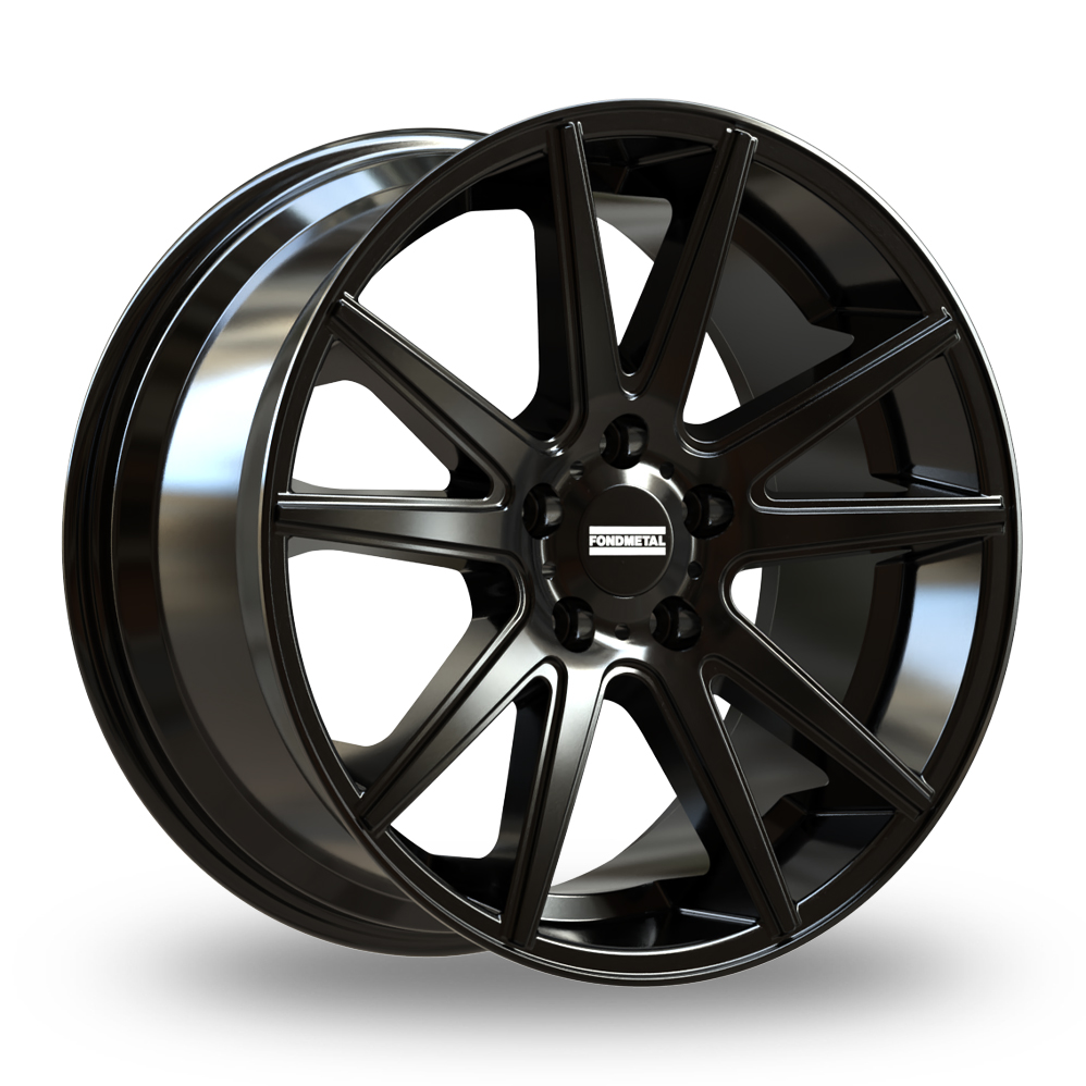 Fondmetal STC-10 Gloss Black Alloy Wheels