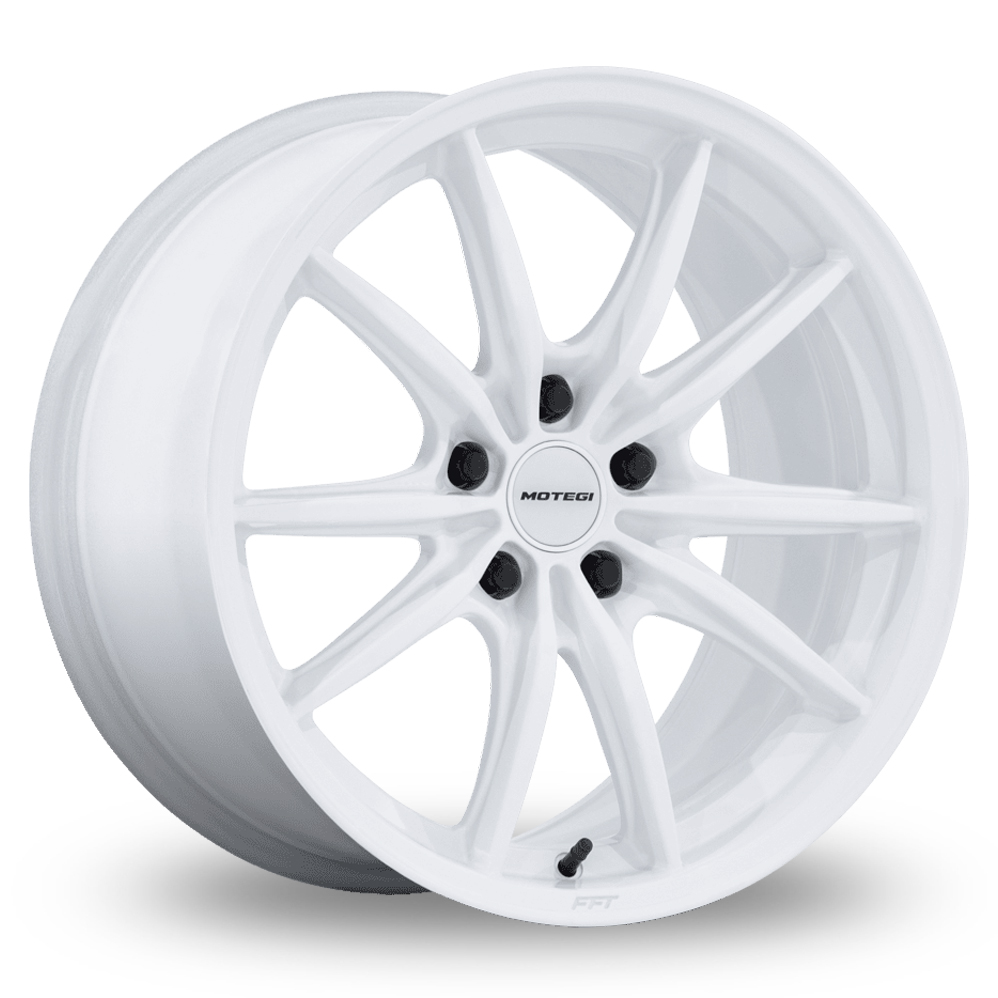 Motegi Racing MR162 Zentoku (USA Warehouse) Gloss White Alloy Wheels
