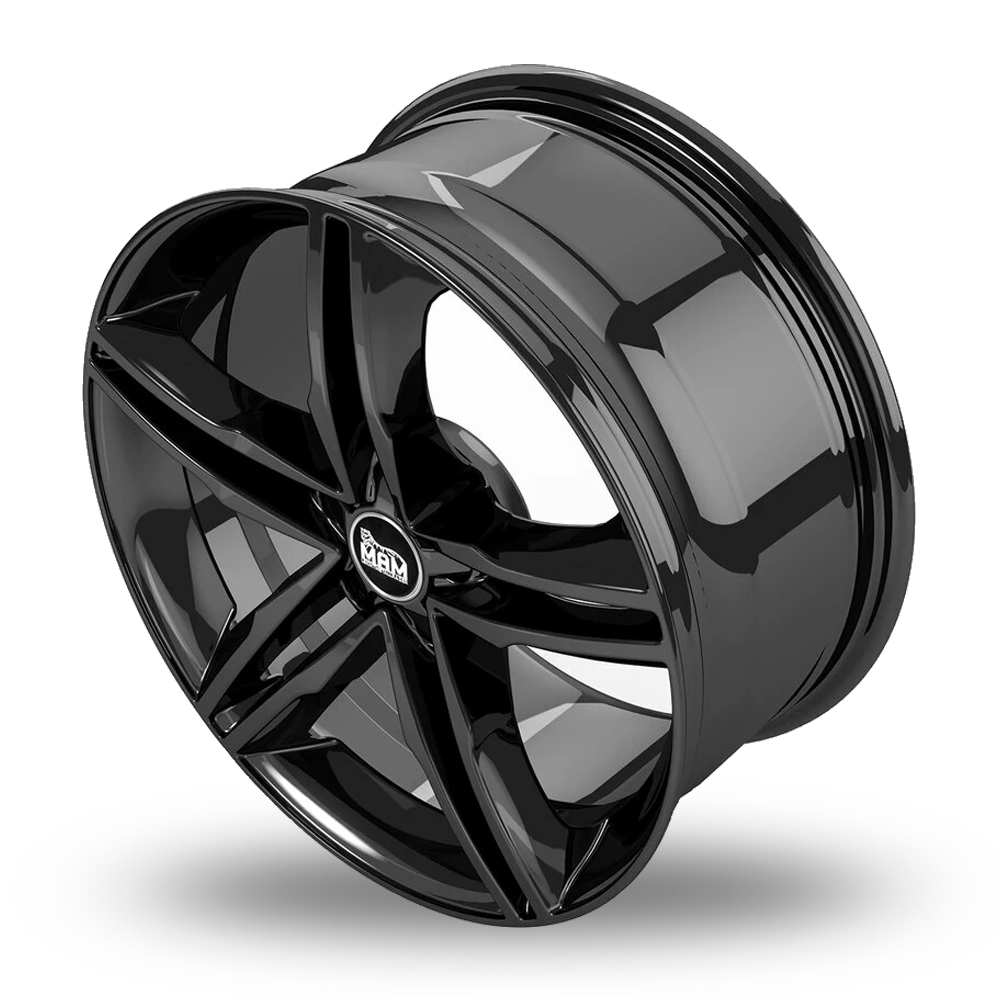 18" MAM A1 Gloss Black Alloy Wheels