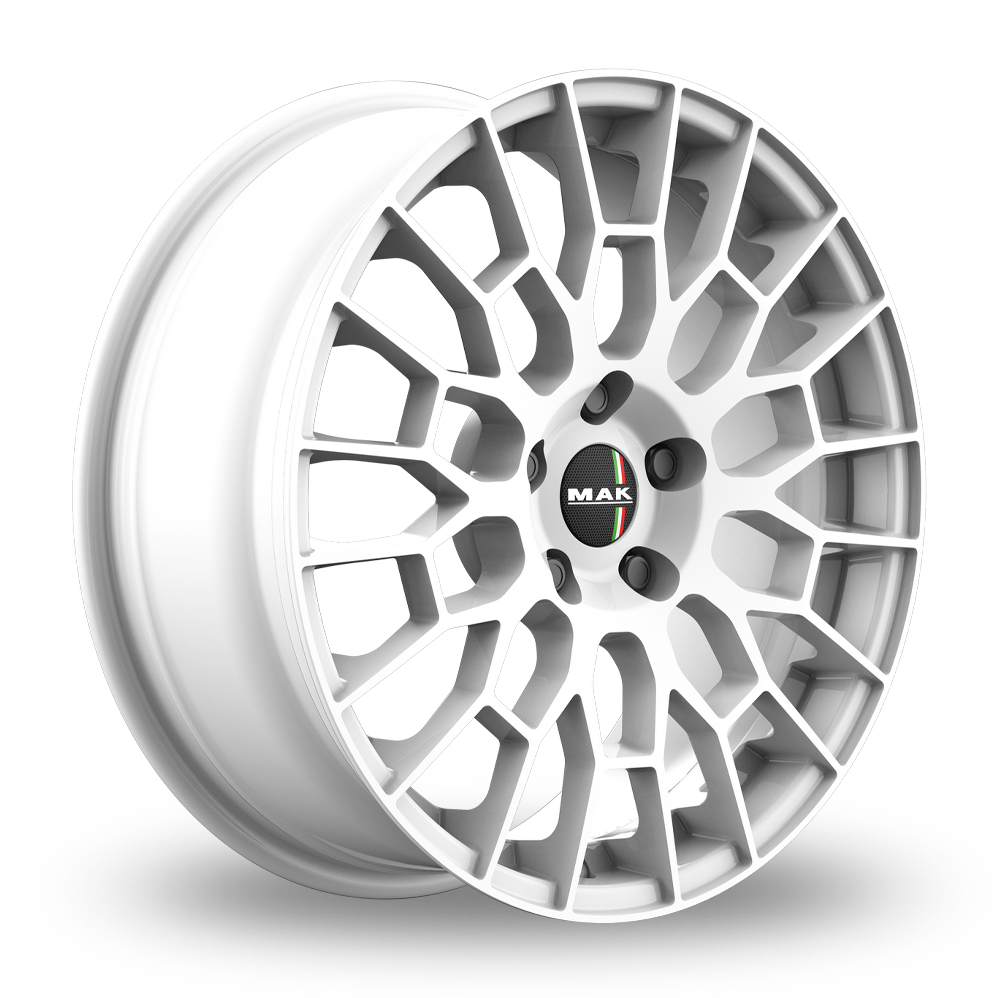 18" MAK APX Gloss White Alloy Wheels