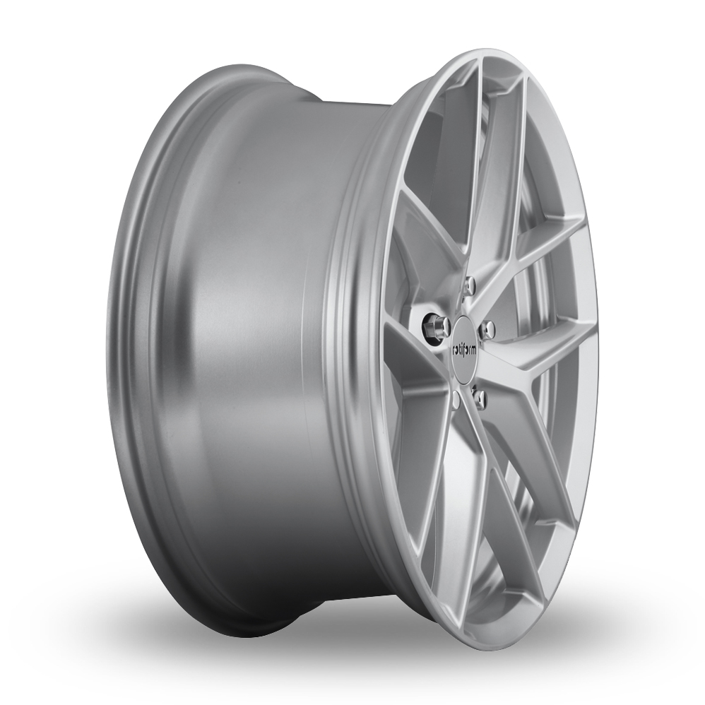 18" Rotiform R133 FLG (EU Warehouse) Gloss Silver Alloy Wheels