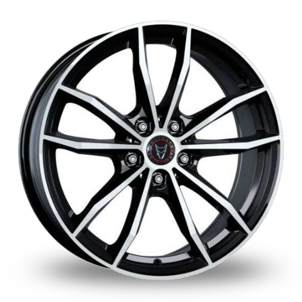 Wolfrace Eurosport TUV X12 Gloss Black Polished Alloy Wheels