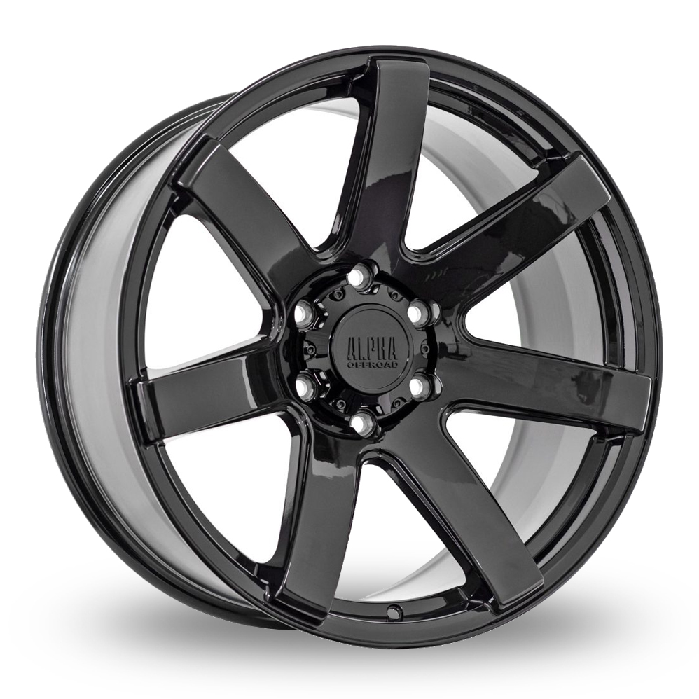 Alpha Off-Road Gauntlet Black Alloy Wheels