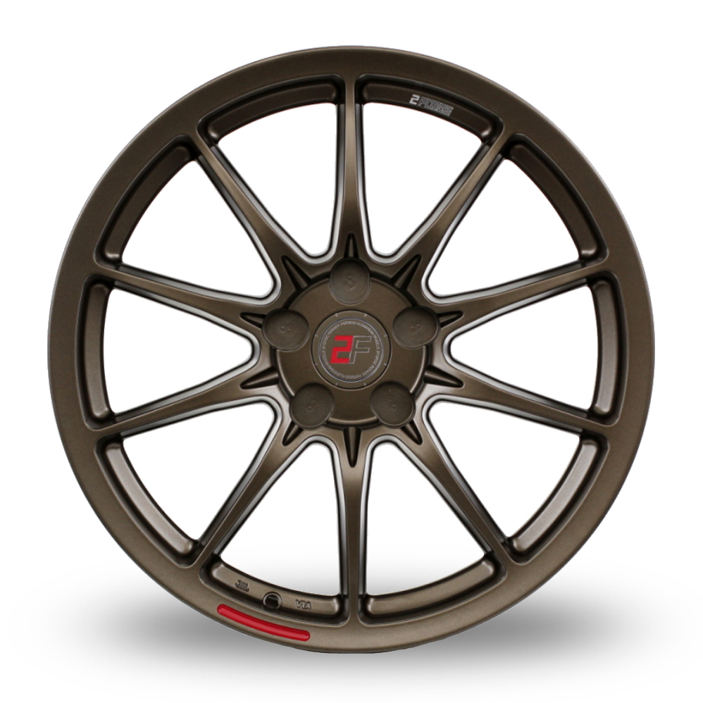 21" 2FORGE ZF8 Matt Bronze Alloy Wheels