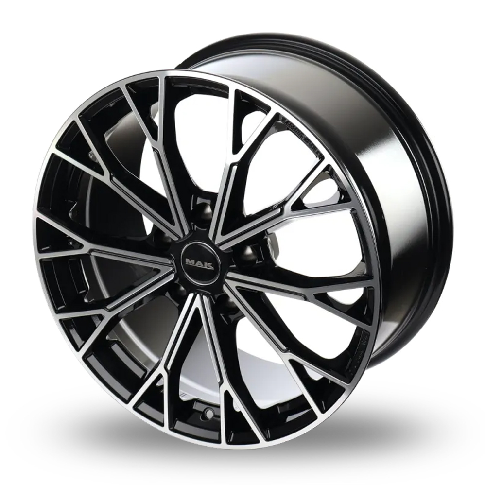 21" MAK Asphalt Black Mirror Alloy Wheels