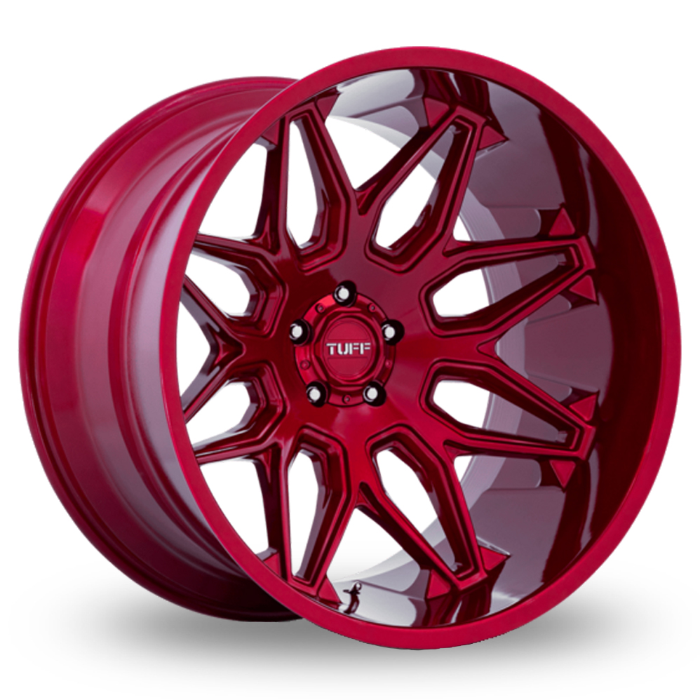 Tuff T3B (USA Warehouse) Candy Red Alloy Wheels