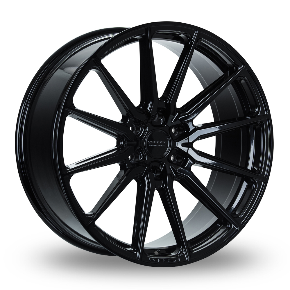 Vossen HF6-1 (10x24) (Deep Concave) Gloss Black Alloy Wheels