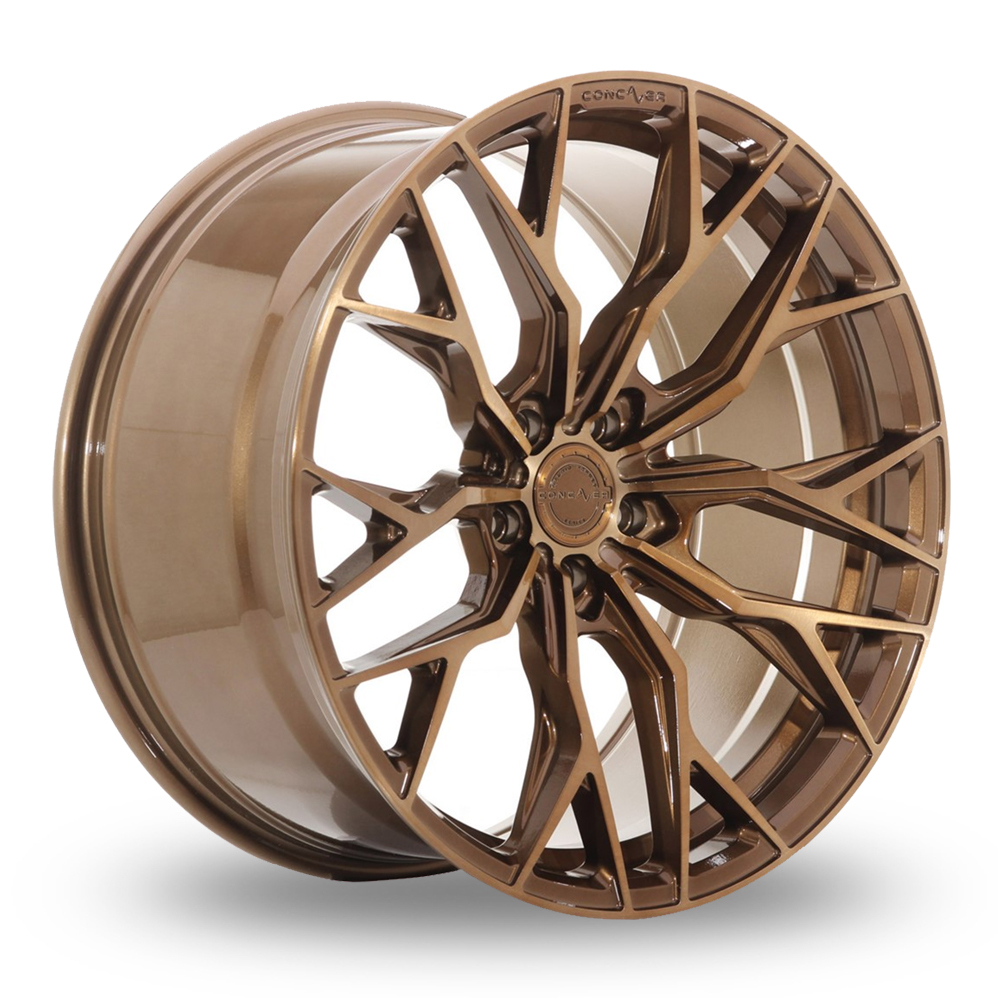 19" Concaver CVR1 (8.5x19) (Performance Concave) Brushed Bronze  Alloy Wheels