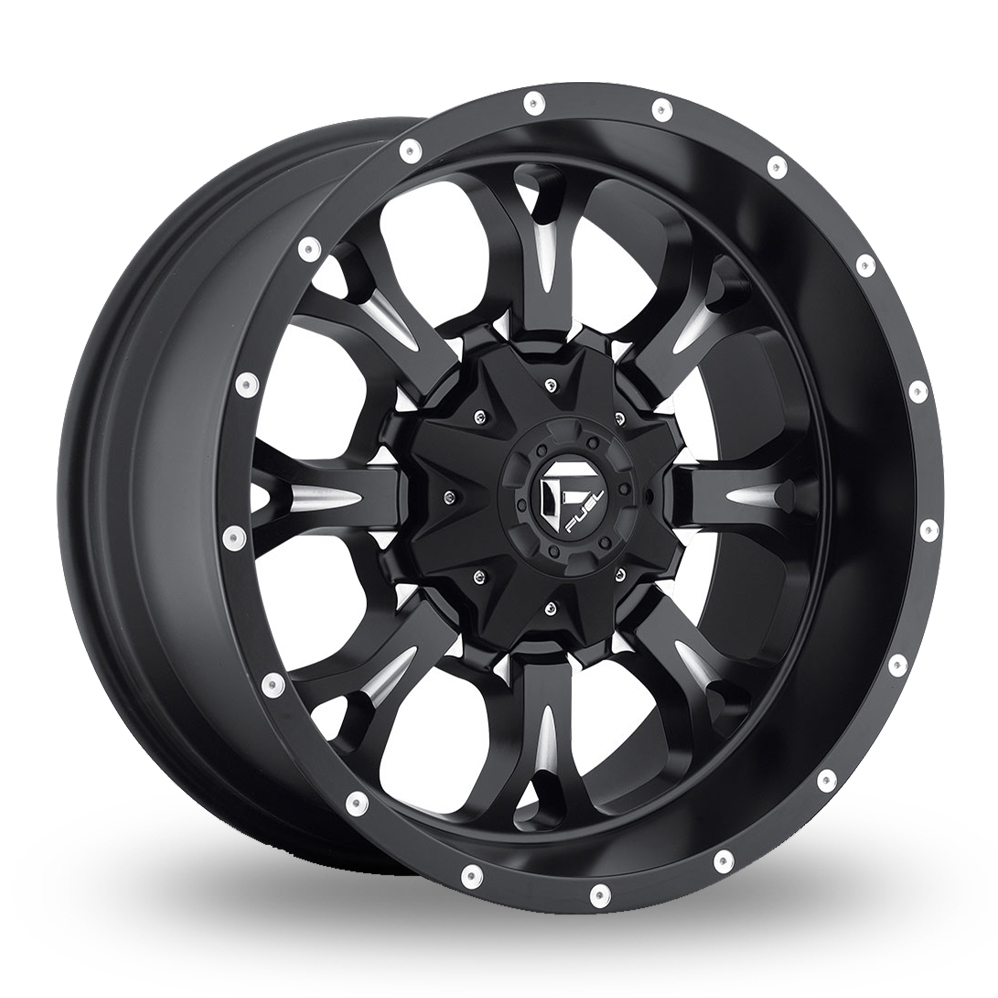 Fuel Off-Road D517 Krank (USA Warehouse) Matt Black Milled Alloy Wheels